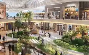 الرياض بارك من الداخل - التصميم الداخلي مع الحدائق والنباتات الاستوائية والمحلات